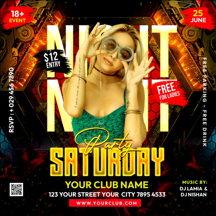 Night Party Template | PosterMyWall
