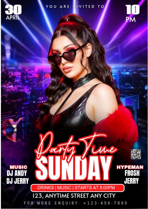 Night party design templates | PosterMyWall