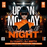 Night Party Flyer Instagram Post template