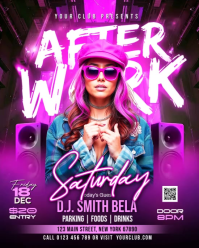 Night Party Flyer Instagram Portrait template