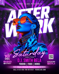 Night Party Flyer Instagram Portrait template