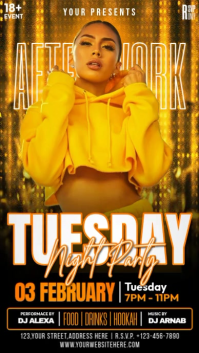 Night Party Instagram Reel template