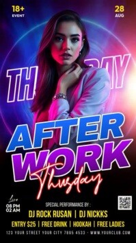 Night Party Instagram Reel template