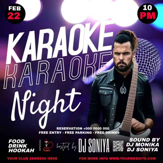 Copy of night party poster | PosterMyWall