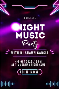 Night Party Poster Template | PosterMyWall