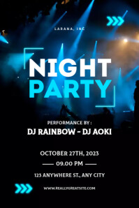 Night Party Poster Template | PosterMyWall