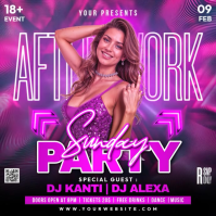 Night Party Template Square (1:1)