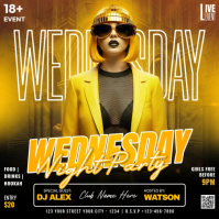 Night Party Template Cuadrado (1:1)