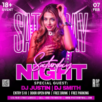 Night Party Template Cuadrado (1:1)
