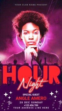 Night Party Template Instagram Story