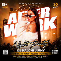 Night Party Template Square (1:1)