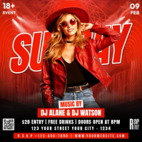 Night Party Template Square (1:1)