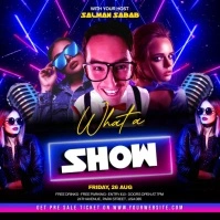night show flyer template Iphosti le-Instagram