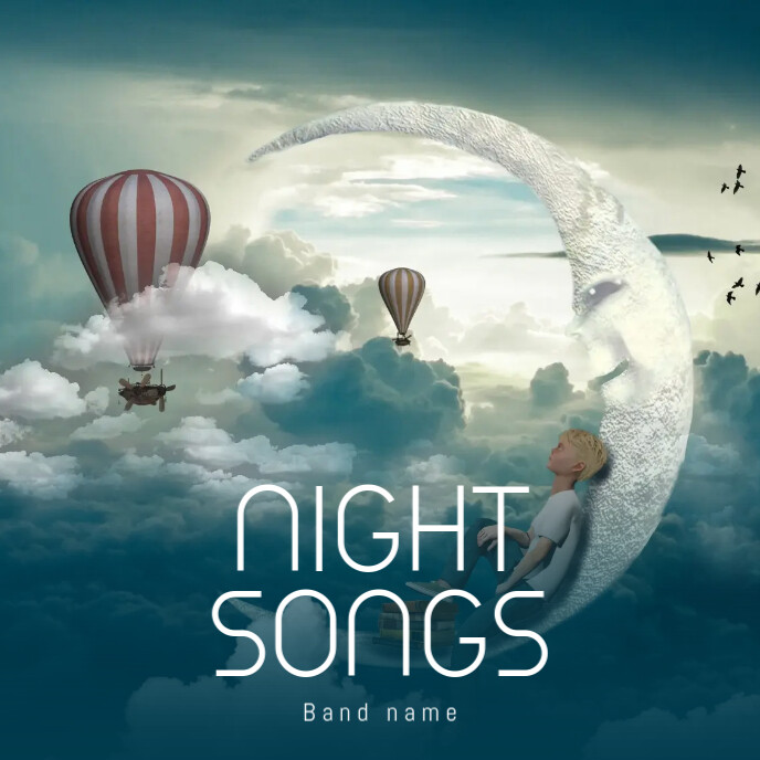 Copy of Night Song Album Cover Template PosterMyWall