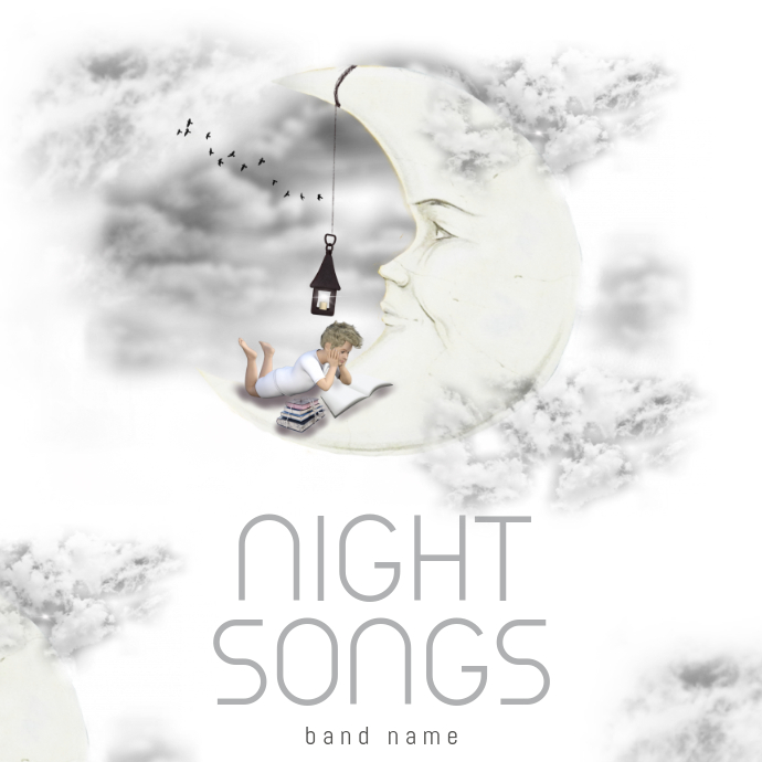 Night Song Album Cover Template Albumcover