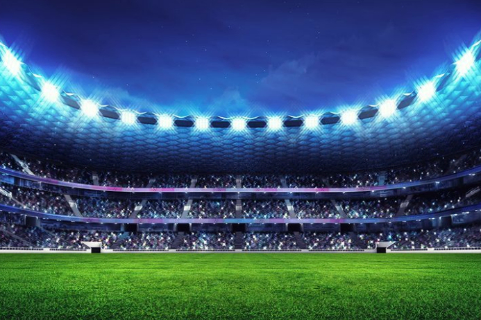 Purple Sports Stadium Posters Template | PosterMyWall
