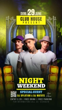 Night Weekend Instagram Reel template