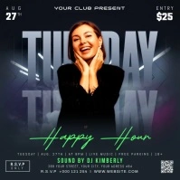 Nightclub Flyer Instagram Post template
