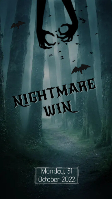 Nightmare Rotation Template nightmare halloween Template | PosterMyWall