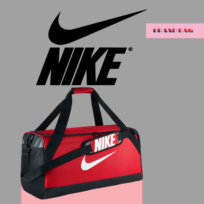 nike bag logo template