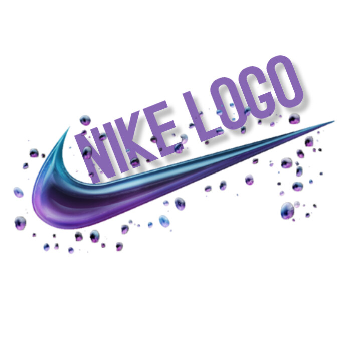 NIKE Logo Template PosterMyWall nike-logo-template-postermywall