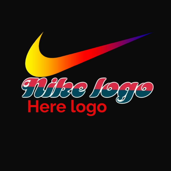 Nike Logo Template PosterMyWall nike-logo-template-postermywall