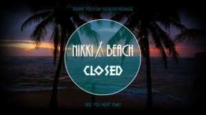 Nikki Beach Closed - GTARP Digital na Display (16:9) template