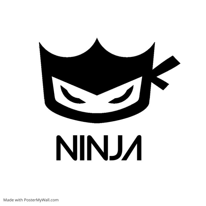 NINJA LOGO โลโก้ template