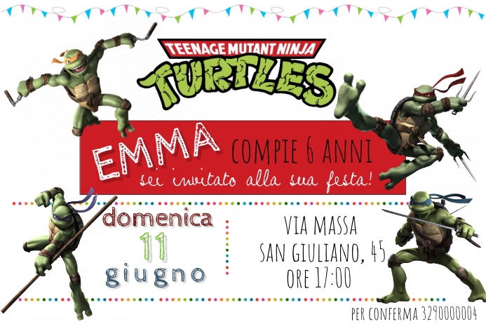 Modele Invitation D Anniversaire De Tortues Ninja Postermywall Modele Invitation D Anniversaire De Tortues Ninja Postermywall