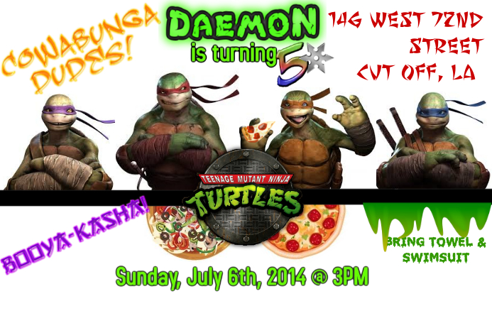 Modele Des Tortues Ninja Invitation De L Anniversaire Du Garcon Postermywall Modele Des Tortues Ninja Invitation De L Anniversaire Du Garcon Postermywall