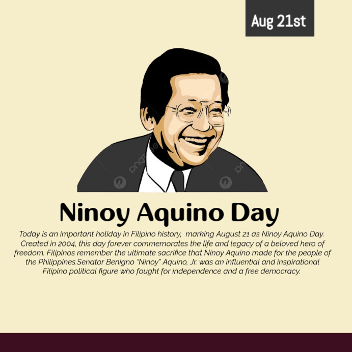 ninoy aquino day Template | PosterMyWall