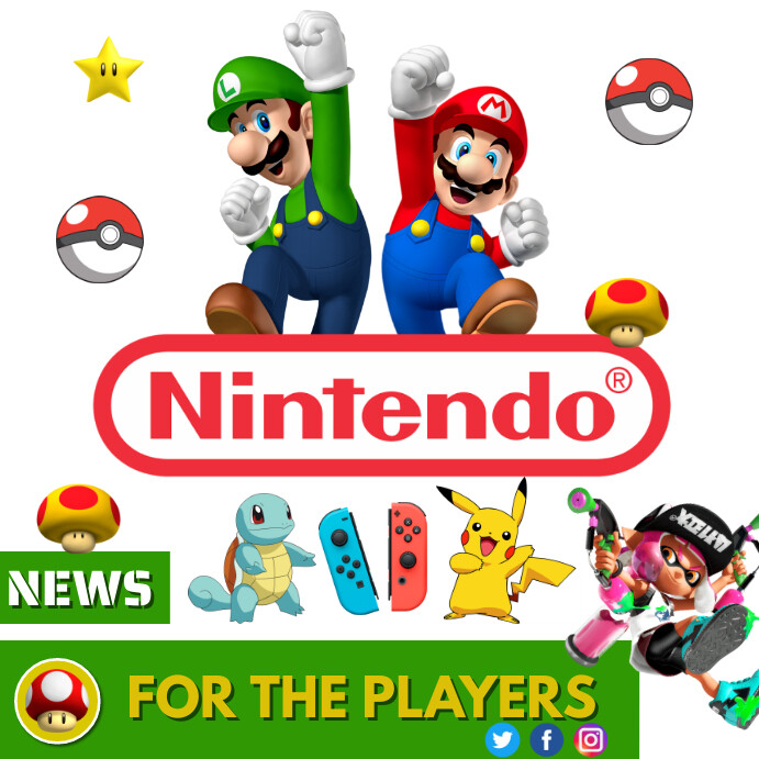 Nintendo Post nintendo switch Template | PosterMyWall