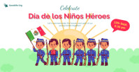 Niño heroes flyer template Facebook Shared Image