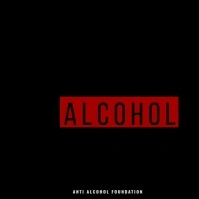 No Alcohol Square (1:1) template