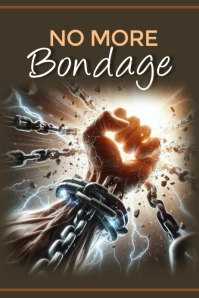 No bandage Плакат template