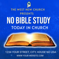 Fioletowy Church Event Announcement Pos Instagram Template