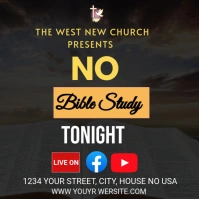 no bible study tonight Wpis na Instagrama template