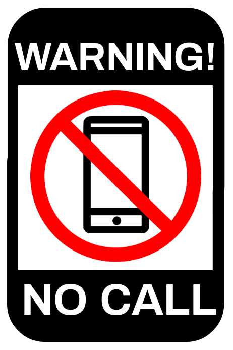 Do Not Call Signs No Call Sign Board Template | PosterMyWall