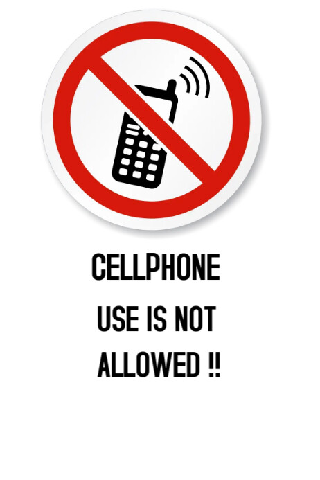 No Cellphone Template PosterMyWall
