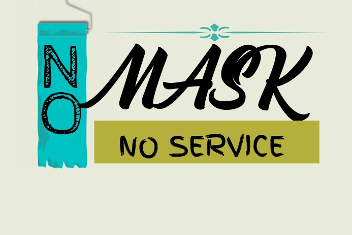 NO MASK Template PosterMyWall