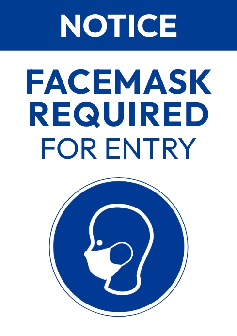 NO MASK NO ENTRY Template PosterMyWall