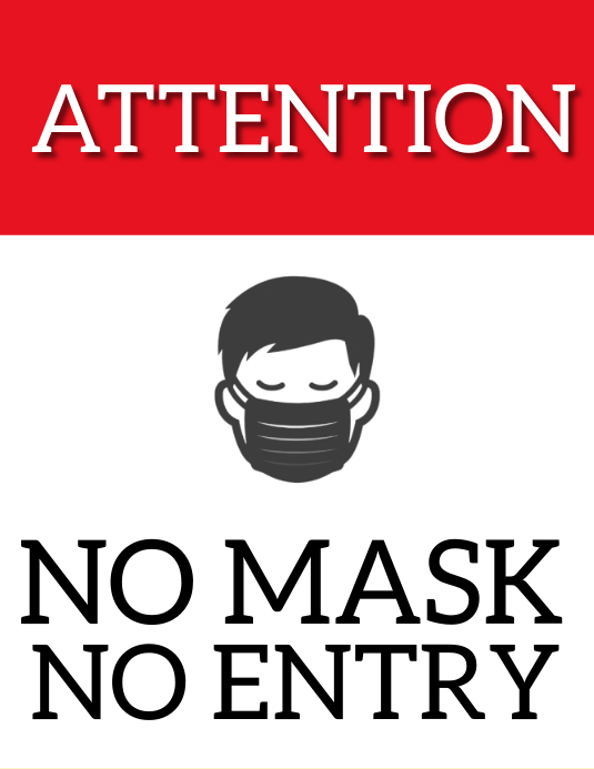 No Mask No Entry Printable No Mask No Entry Printable
