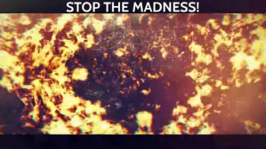 NO MORE WARS Digitalanzeige (16:9) template