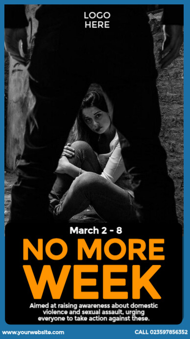 No More Week Template | PosterMyWall