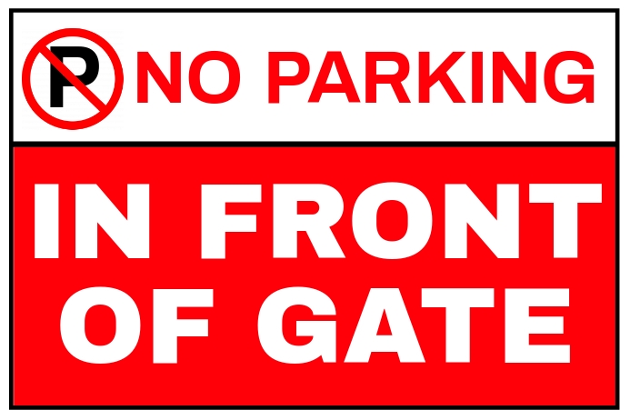 No Parking Sign Board Template Postermywall No Parking Sign Board Template Postermywall