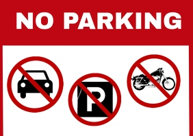 No Parking Template PosterMyWall