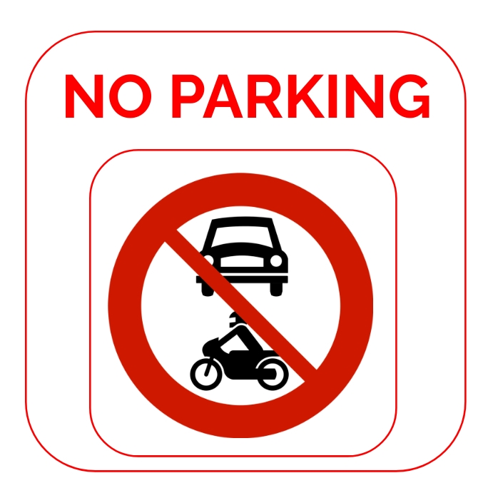 No Parking Template PosterMyWall