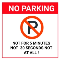 No Parking Template PosterMyWall