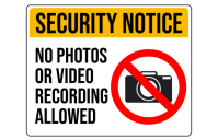 No Photography Or Video Recording Template | PosterMyWall