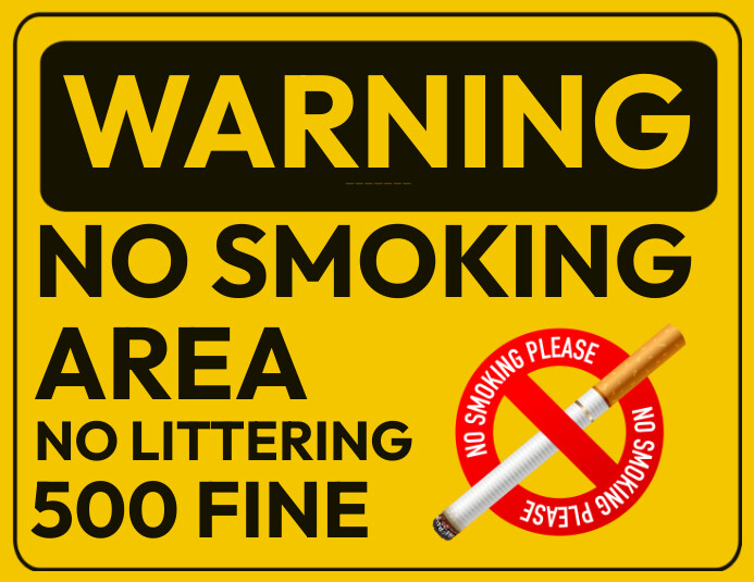 500 cigarettes template meme FIVE HUNDRED (500) CIGARETTESFree STL File for 3D printingCults No Smoking Warning Flyers Template